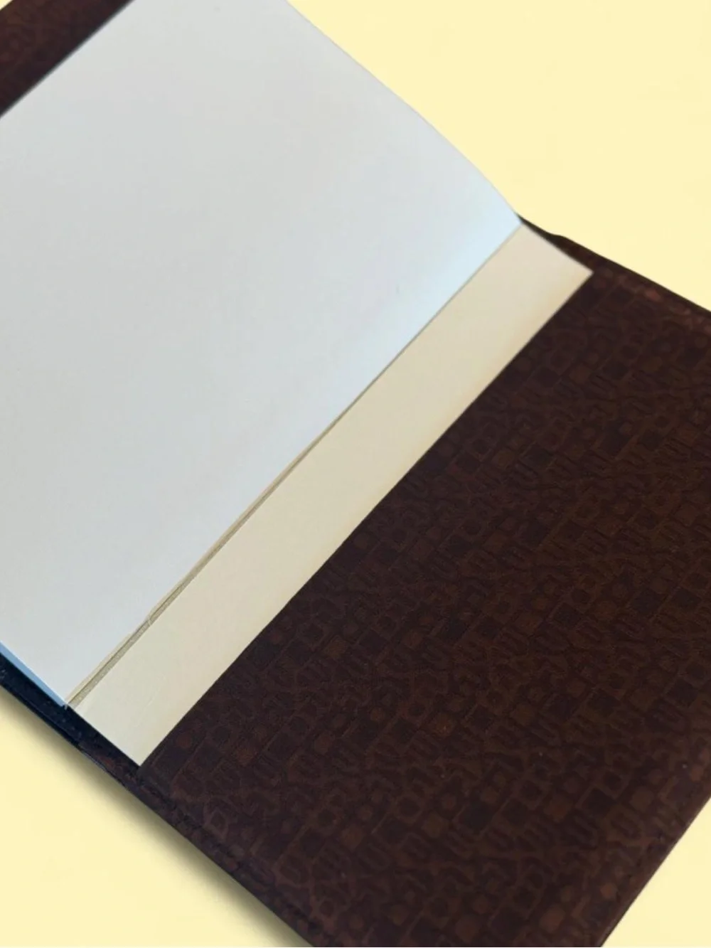 Authentic Vintage Rolex pebbled leather notebook